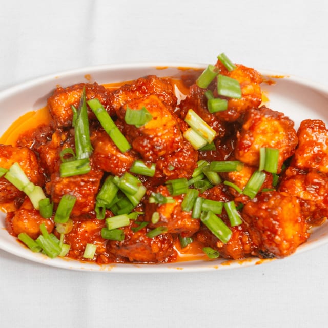 Chilli Paneer.